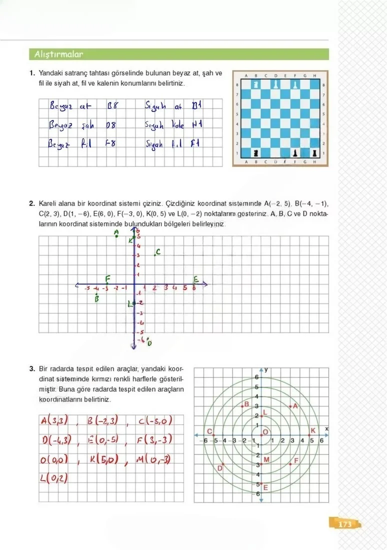 8. Sınıf Matematik Ders Kitabı Cevapları Sonuç Yayınları Sayfa 173 Çözüm Görseli