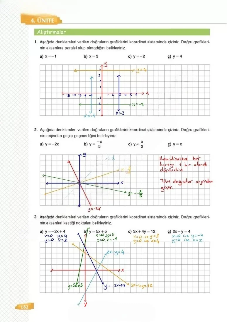8. Sınıf Matematik Ders Kitabı Cevapları Sonuç Yayınları Sayfa 182 Çözüm Görseli
