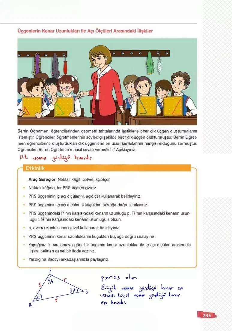 8. Sınıf Matematik Ders Kitabı Cevapları Sonuç Yayınları Sayfa 235 Çözüm Görseli