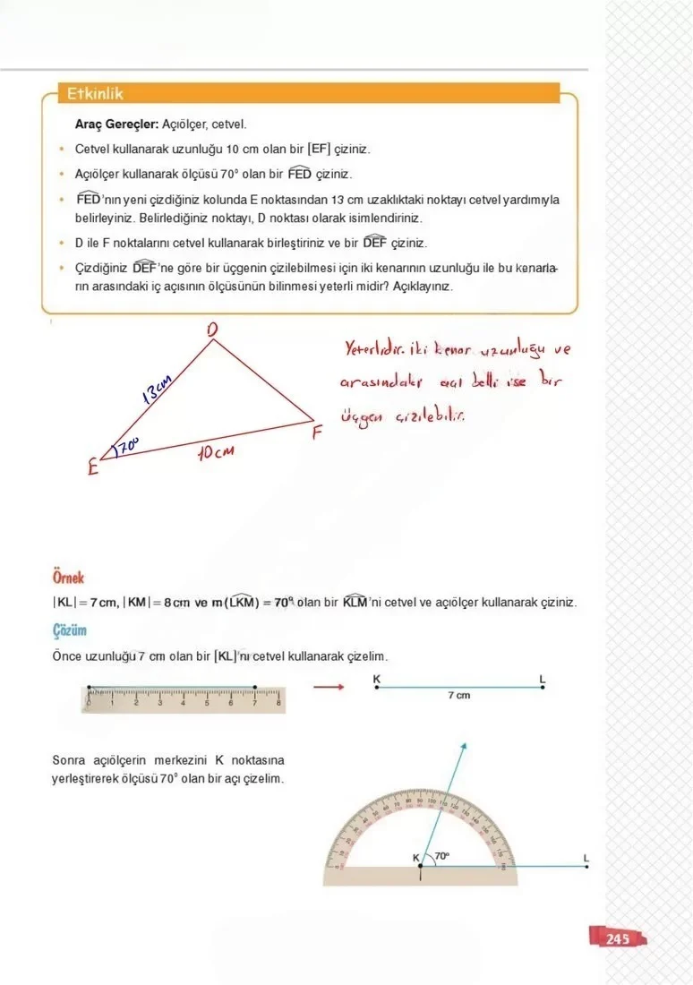 8. Sınıf Matematik Ders Kitabı Cevapları Sonuç Yayınları Sayfa 245 Çözüm Görseli