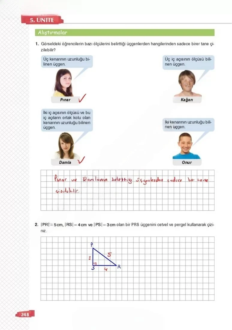 8. Sınıf Matematik Ders Kitabı Cevapları Sonuç Yayınları Sayfa 248 Çözüm Görseli