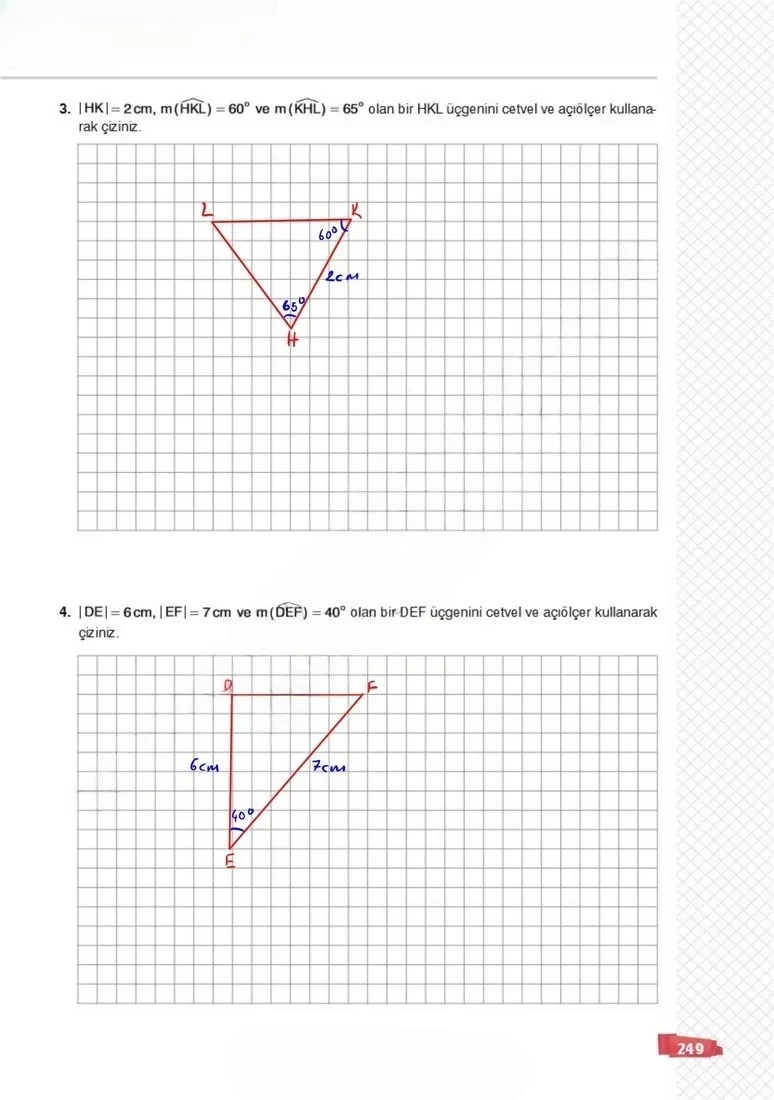 8. Sınıf Matematik Ders Kitabı Cevapları Sonuç Yayınları Sayfa 249 Çözüm Görseli