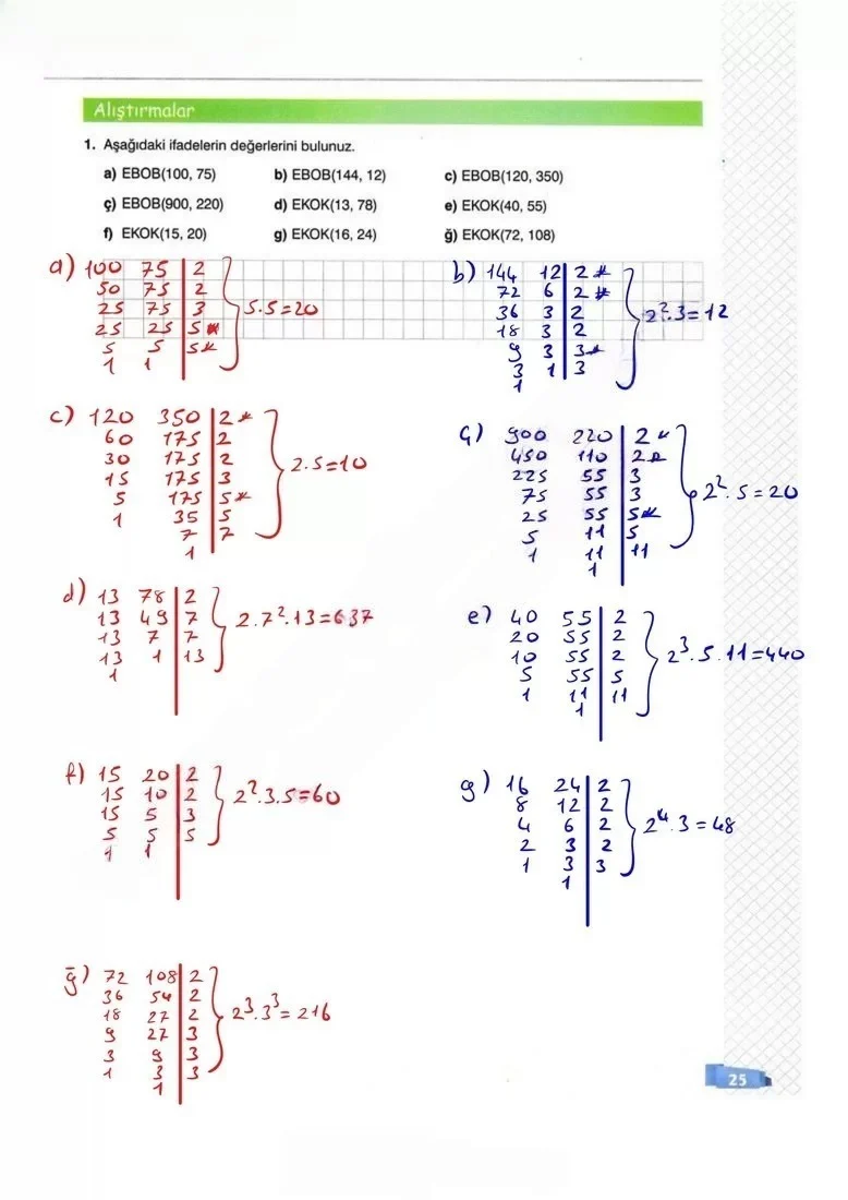 8. Sınıf Matematik Ders Kitabı Cevapları Sonuç Yayınları Sayfa 25 Çözüm Görseli