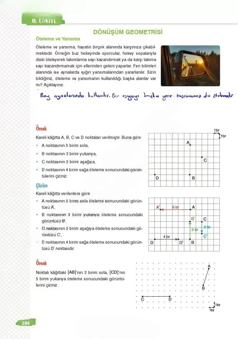 8. Sınıf Matematik Ders Kitabı Cevapları Sonuç Yayınları Sayfa 284 Çözüm Görseli