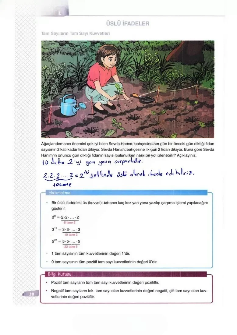 8. Sınıf Matematik Ders Kitabı Cevapları Sonuç Yayınları Sayfa 30 Çözüm Görseli
