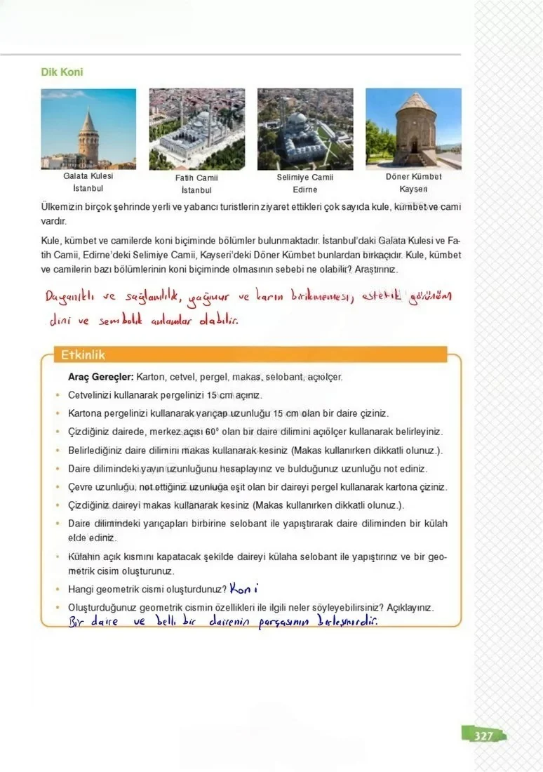 8. Sınıf Matematik Ders Kitabı Cevapları Sonuç Yayınları Sayfa 327 Çözüm Görseli