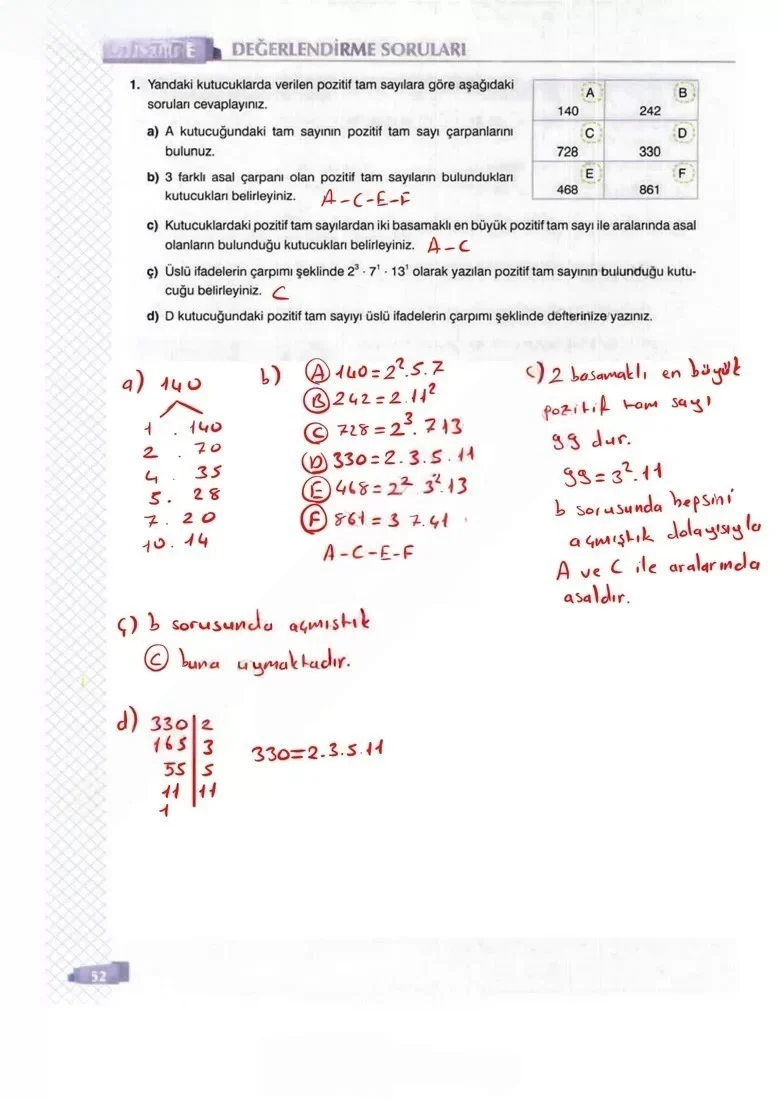 8. Sınıf Matematik Ders Kitabı Cevapları Sonuç Yayınları Sayfa 52 Çözüm Görseli