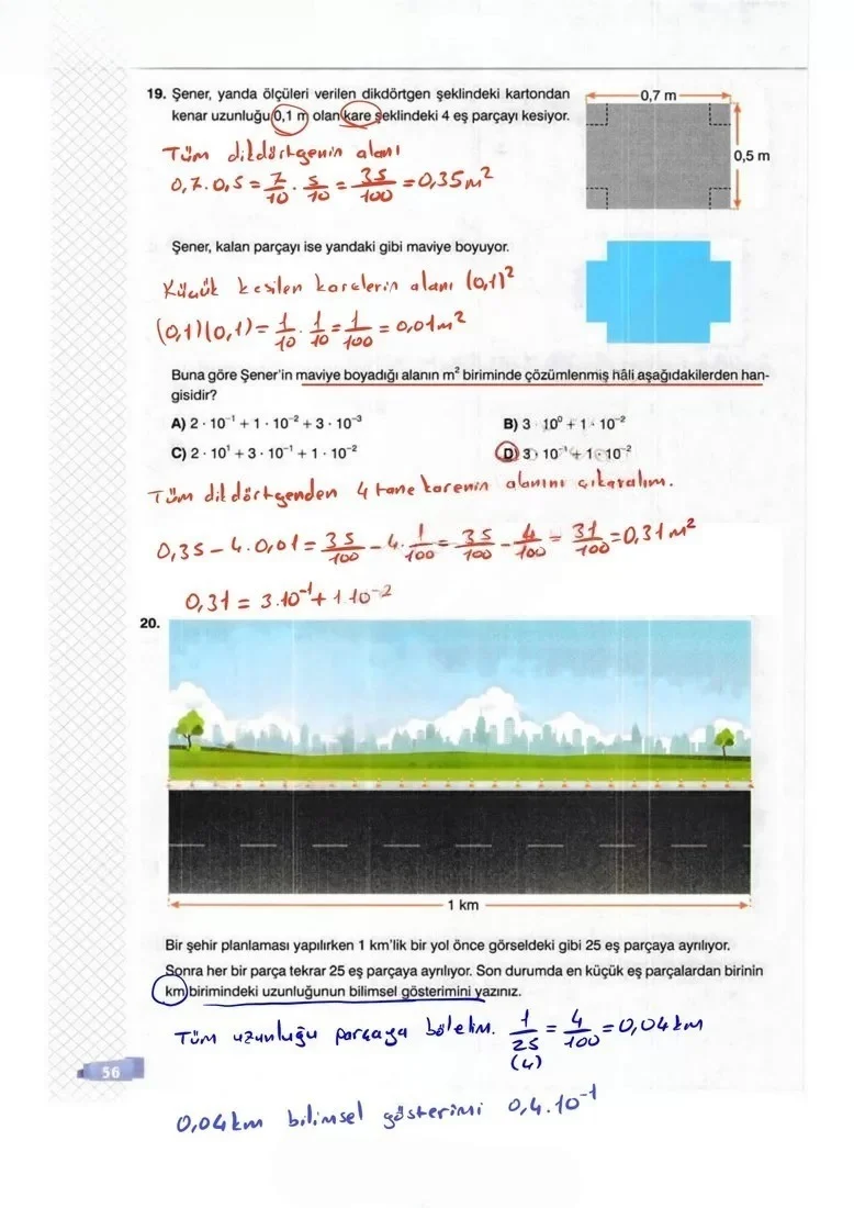 8. Sınıf Matematik Ders Kitabı Cevapları Sonuç Yayınları Sayfa 56 Çözüm Görseli