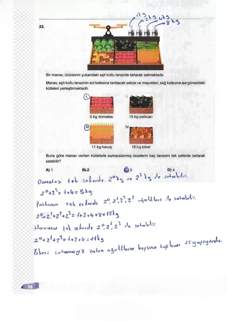 8. Sınıf Matematik Ders Kitabı Cevapları Sonuç Yayınları Sayfa 58 Çözüm Görseli