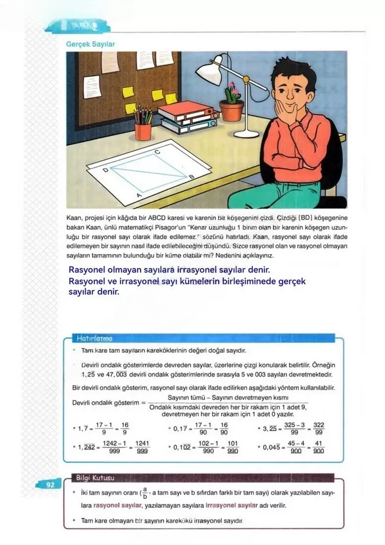 8. Sınıf Matematik Ders Kitabı Cevapları Sonuç Yayınları Sayfa 92 Çözüm Görseli