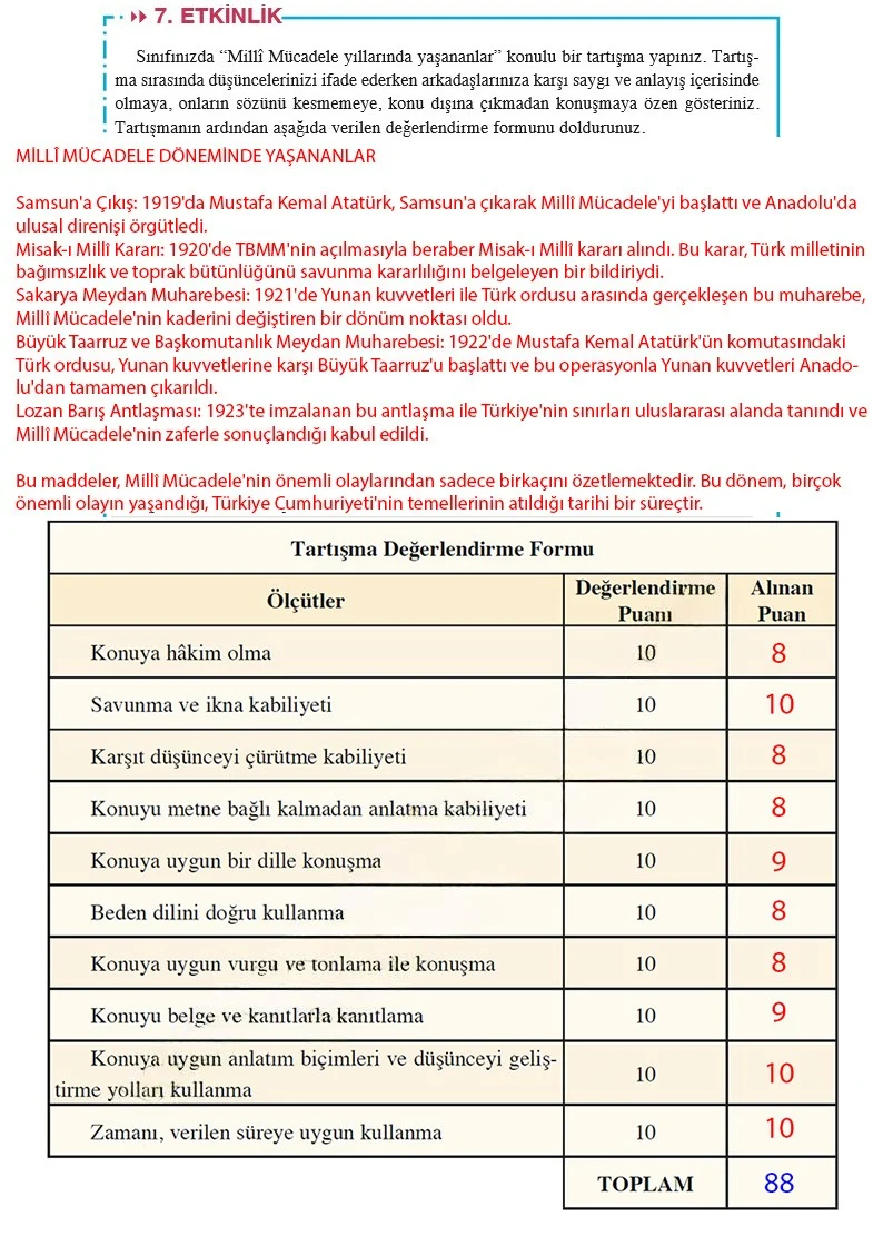 8. Sınıf Türkçe Ders Kitabı Cevapları Hecce Yayınları Sayfa 135 Çözüm Görseli