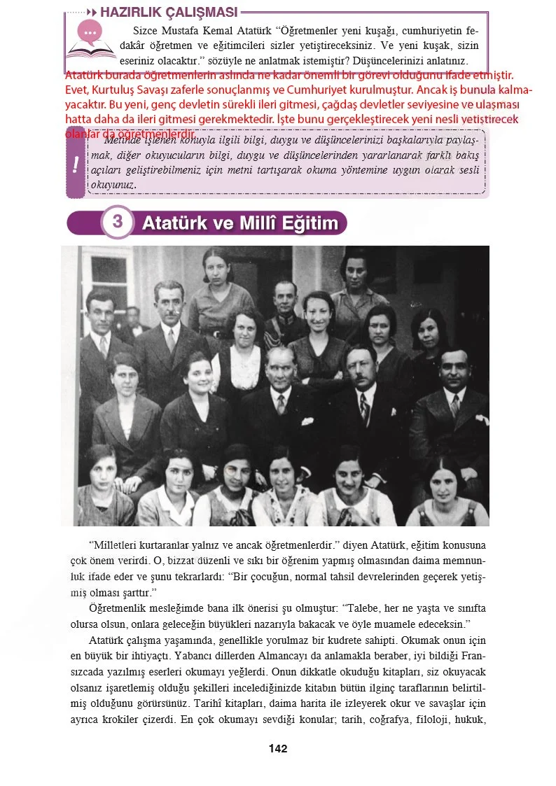 8. Sınıf Türkçe Ders Kitabı Cevapları Hecce Yayınları Sayfa 142 Çözüm Görseli