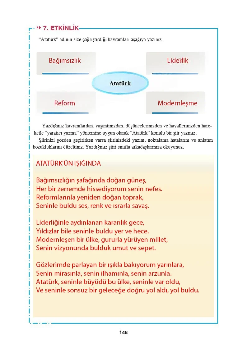8. Sınıf Türkçe Ders Kitabı Cevapları Hecce Yayınları Sayfa 148 Çözüm Görseli