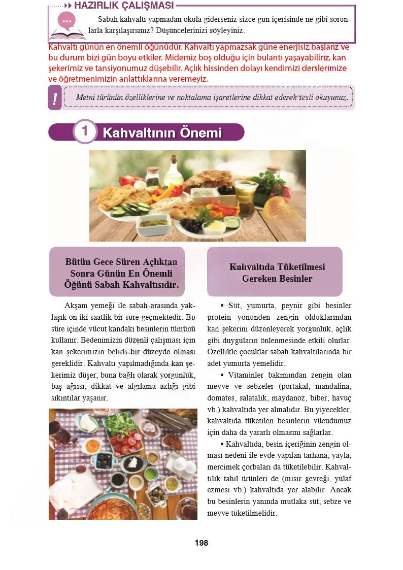 8. Sınıf Türkçe Ders Kitabı Cevapları Hecce Yayınları Sayfa 198 Çözüm Görseli