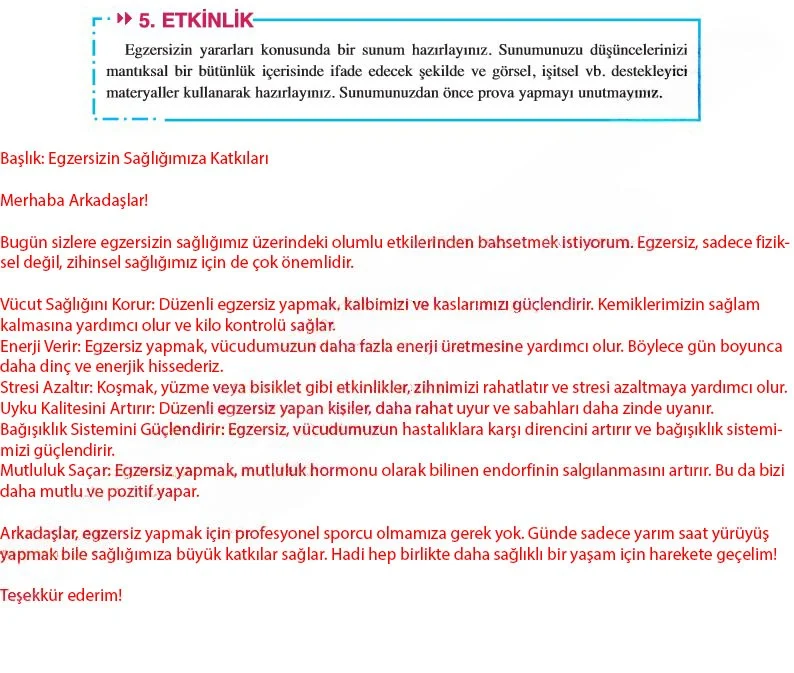 8. Sınıf Türkçe Ders Kitabı Cevapları Hecce Yayınları Sayfa 220 Çözüm Görseli