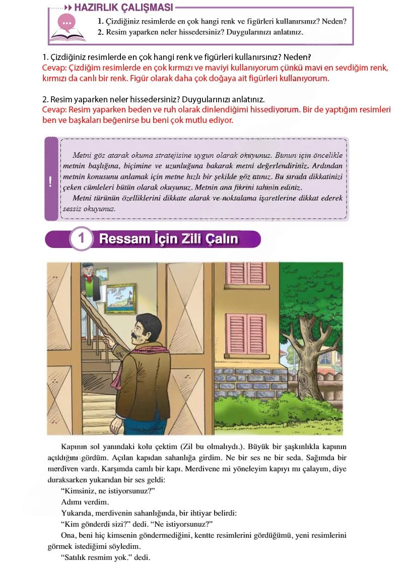 8. Sınıf Türkçe Ders Kitabı Cevapları Hecce Yayınları Sayfa 230 Çözüm Görseli