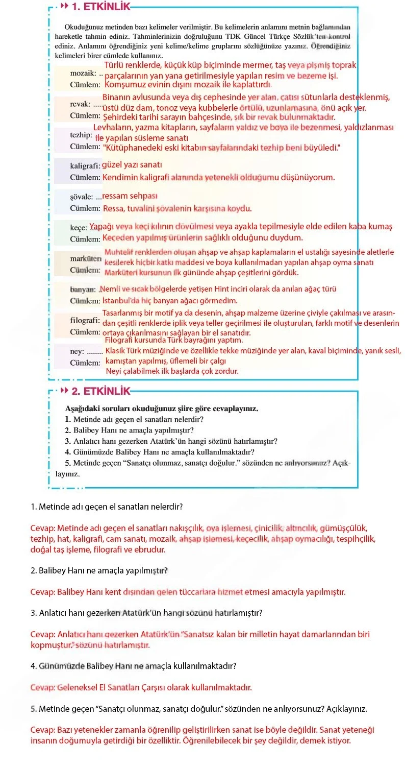8. Sınıf Türkçe Ders Kitabı Cevapları Hecce Yayınları Sayfa 243 Çözüm Görseli