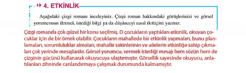 8. Sınıf Türkçe Ders Kitabı Cevapları Hecce Yayınları Sayfa 249 Çözüm Görseli