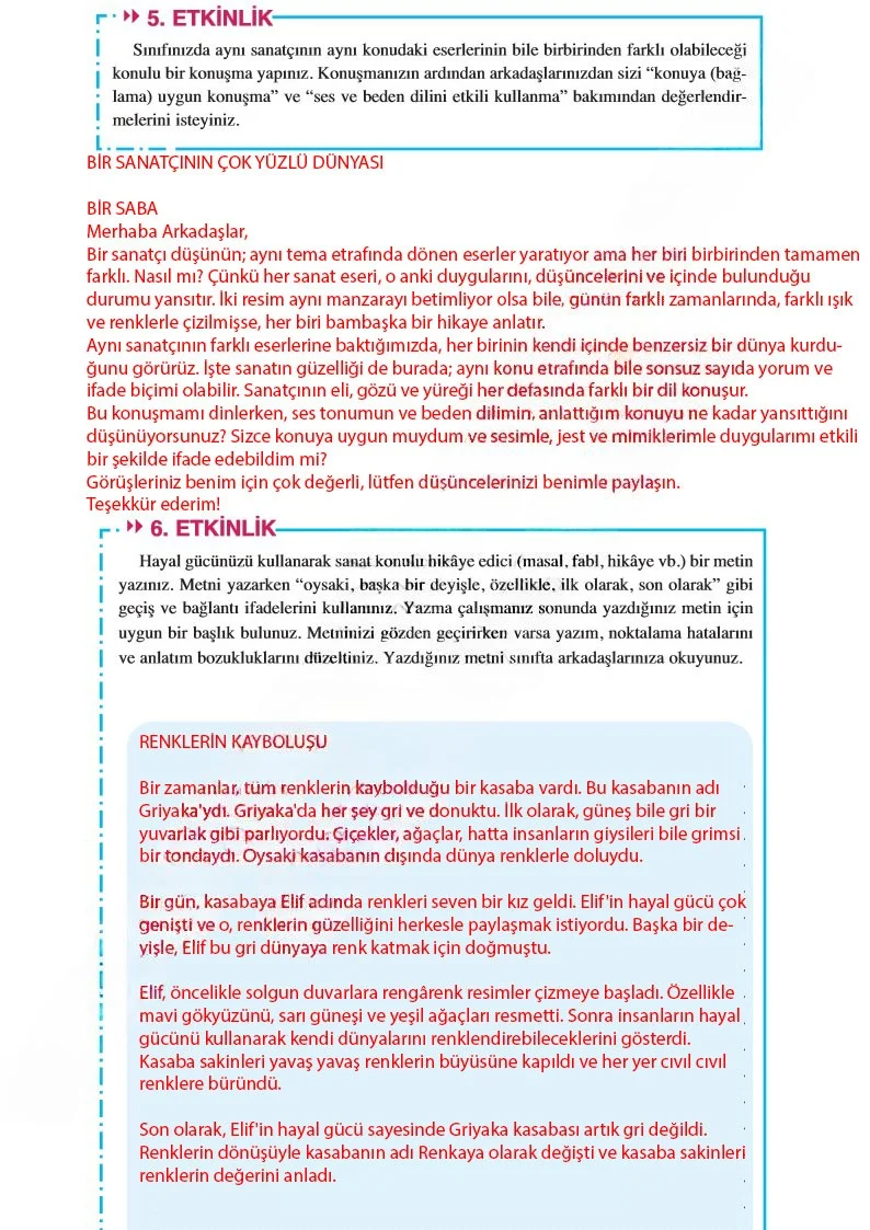 8. Sınıf Türkçe Ders Kitabı Cevapları Hecce Yayınları Sayfa 251 Çözüm Görseli