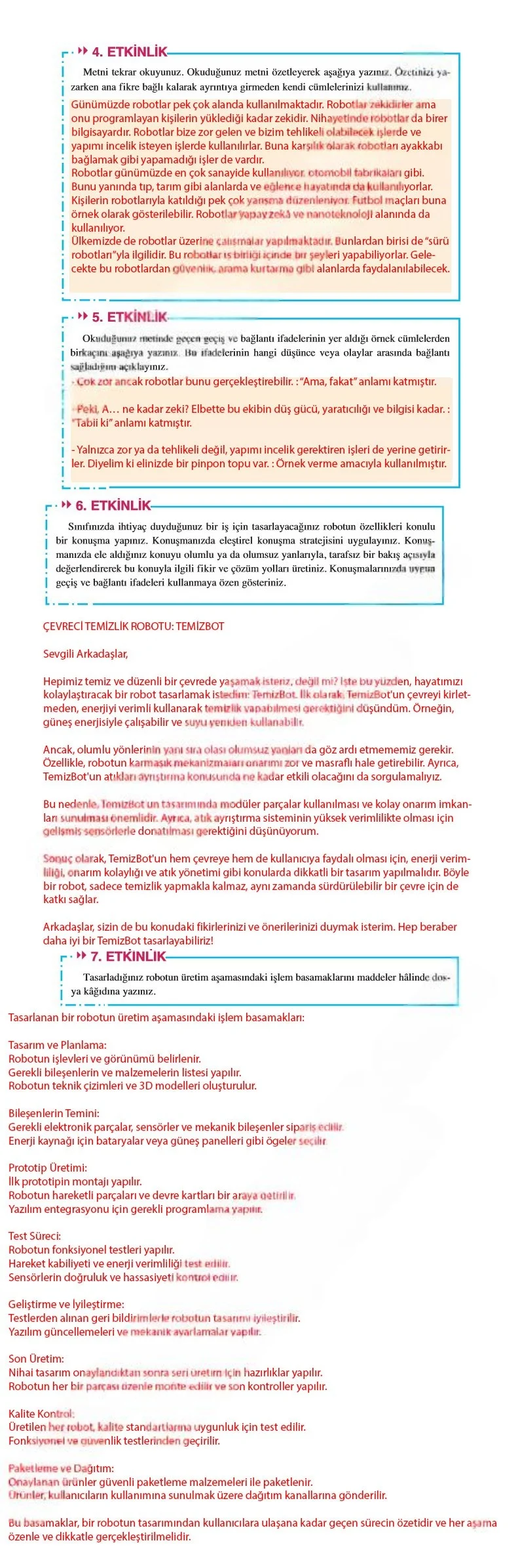 8. Sınıf Türkçe Ders Kitabı Cevapları Hecce Yayınları Sayfa 273 Çözüm Görseli