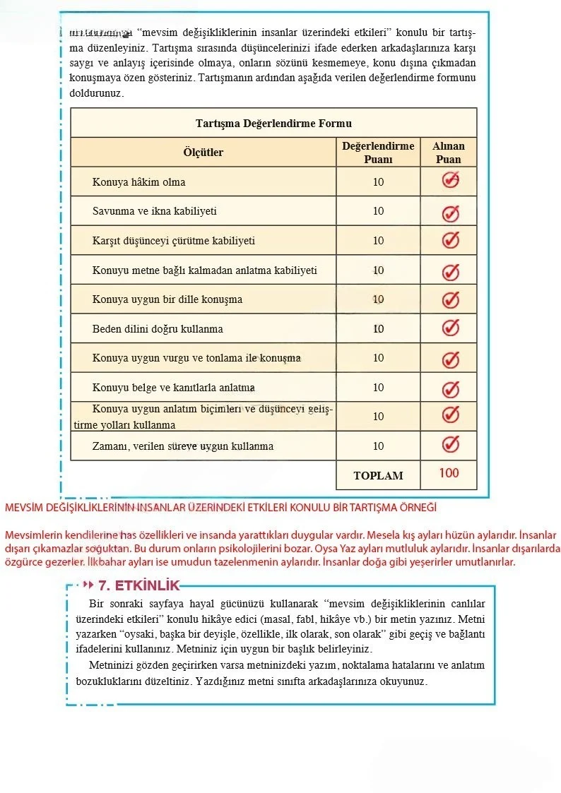 8. Sınıf Türkçe Ders Kitabı Cevapları Hecce Yayınları Sayfa 64 Çözüm Görseli