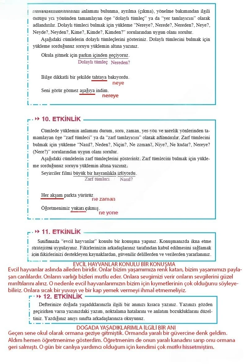 8. Sınıf Türkçe Ders Kitabı Cevapları Hecce Yayınları Sayfa 74 Çözüm Görseli