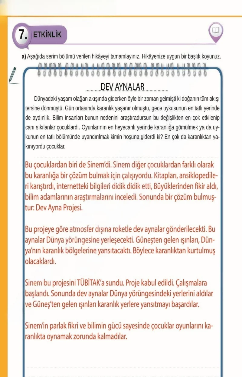 8. Sınıf Türkçe Ders Kitabı Cevapları Meb Yayınları Sayfa 102 Çözüm Görseli