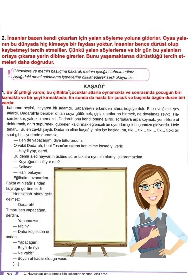 8. Sınıf Türkçe Ders Kitabı Cevapları Meb Yayınları Sayfa 20 Çözüm Görseli