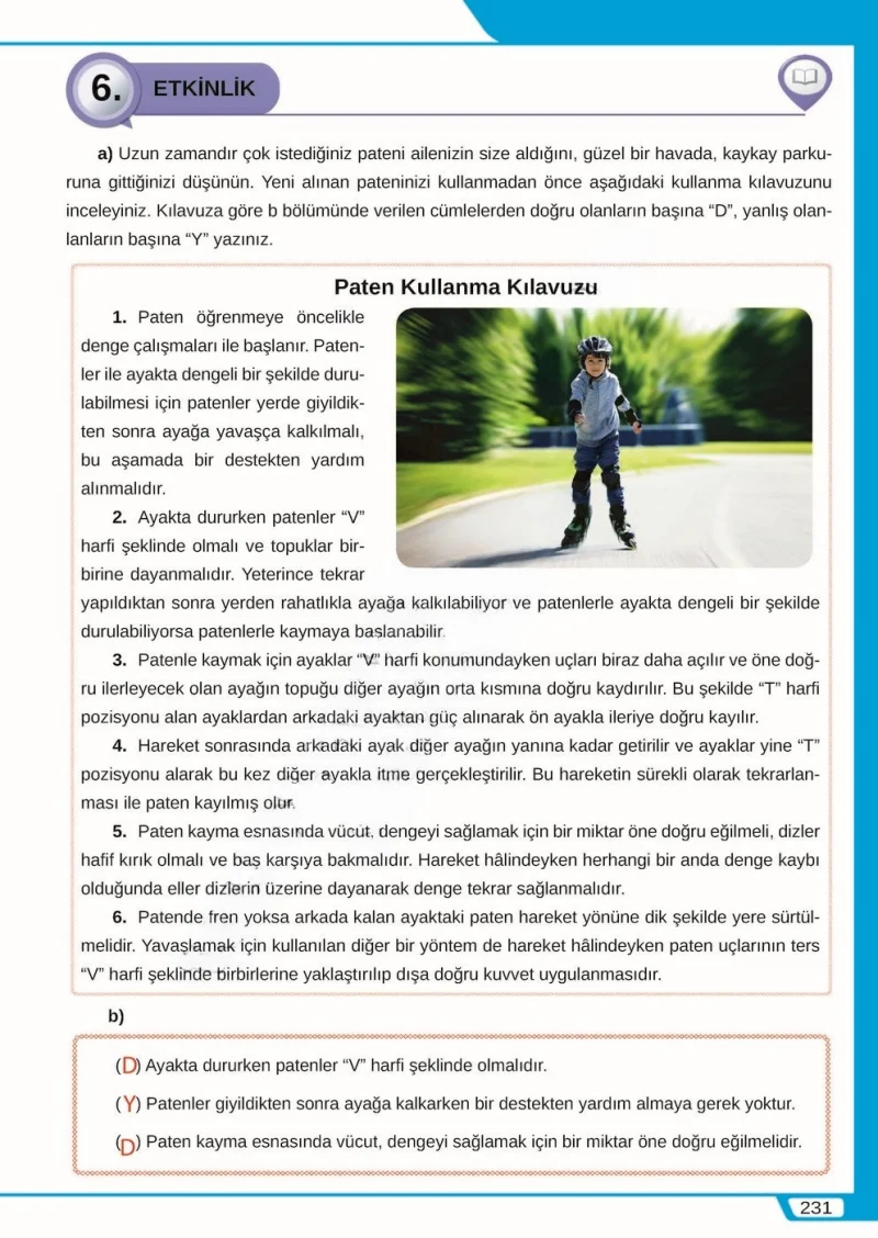 8. Sınıf Türkçe Ders Kitabı Cevapları Meb Yayınları Sayfa 231 Çözüm Görseli