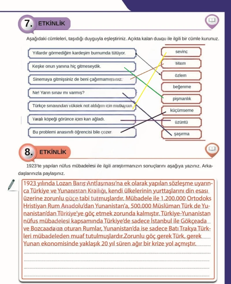8. Sınıf Türkçe Ders Kitabı Cevapları Meb Yayınları Sayfa 275 Çözüm Görseli