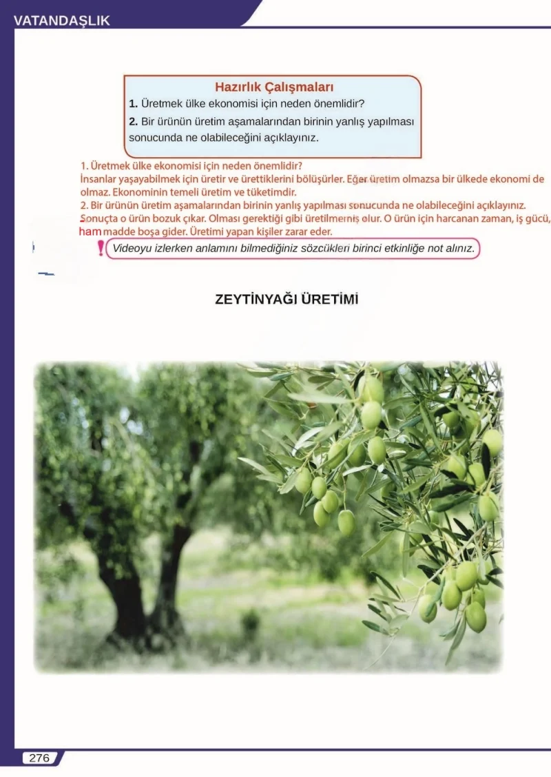 8. Sınıf Türkçe Ders Kitabı Cevapları Meb Yayınları Sayfa 276 Çözüm Görseli