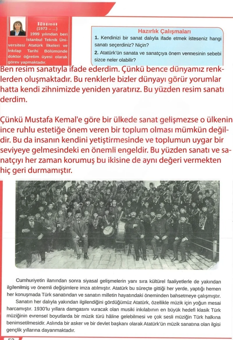 8. Sınıf Türkçe Ders Kitabı Cevapları Meb Yayınları Sayfa 52 Çözüm Görseli