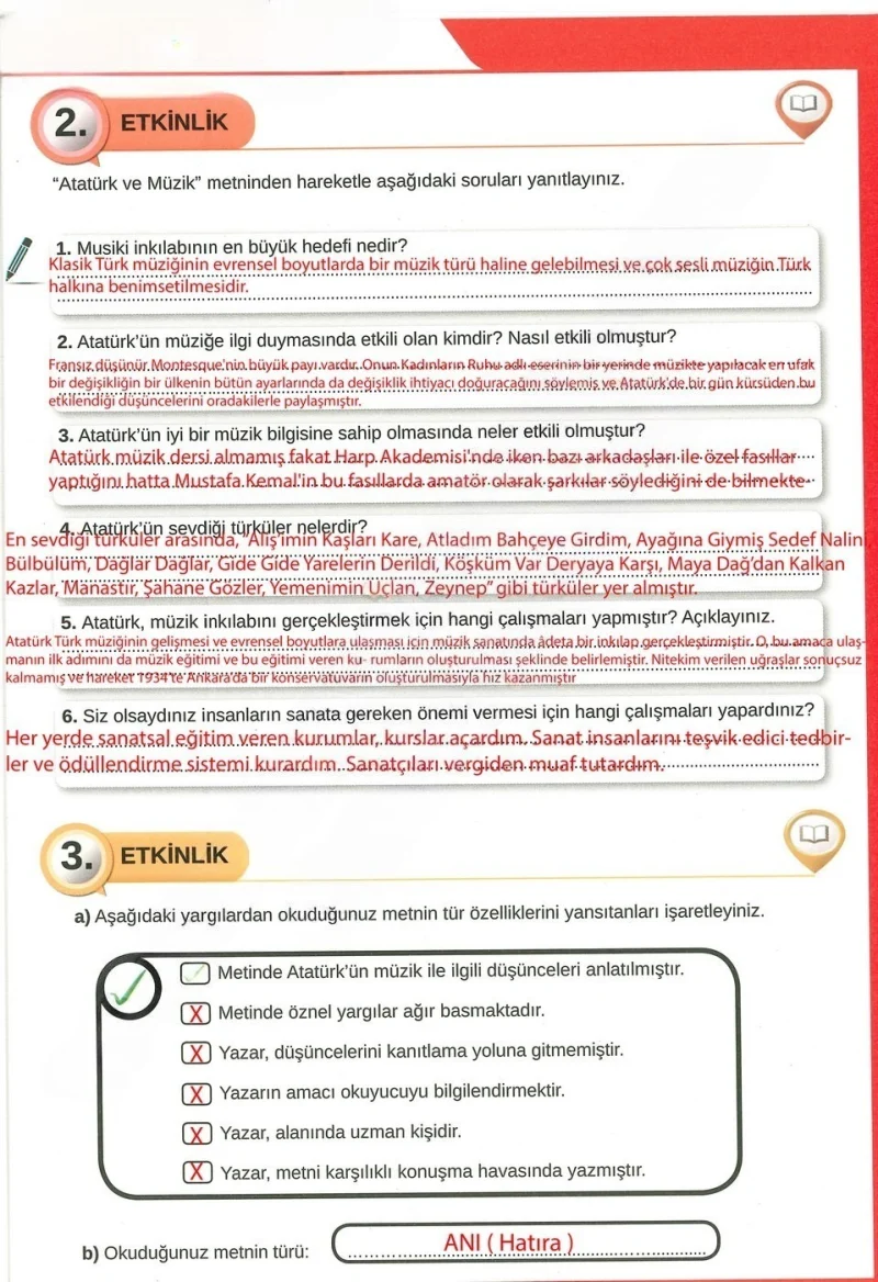 8. Sınıf Türkçe Ders Kitabı Cevapları Meb Yayınları Sayfa 57 Çözüm Görseli