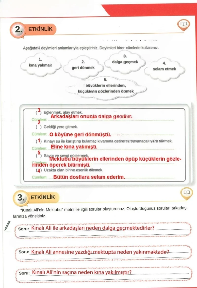 8. Sınıf Türkçe Ders Kitabı Cevapları Meb Yayınları Sayfa 63 Çözüm Görseli
