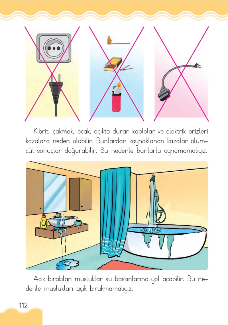 1. Sınıf Hayat Bilgisi Ders Kitabı Cevapları Ardıç Yayınları Sayfa 112