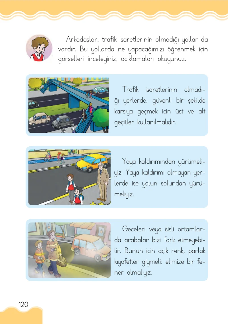 1. Sınıf Hayat Bilgisi Ders Kitabı Cevapları Ardıç Yayınları Sayfa 120