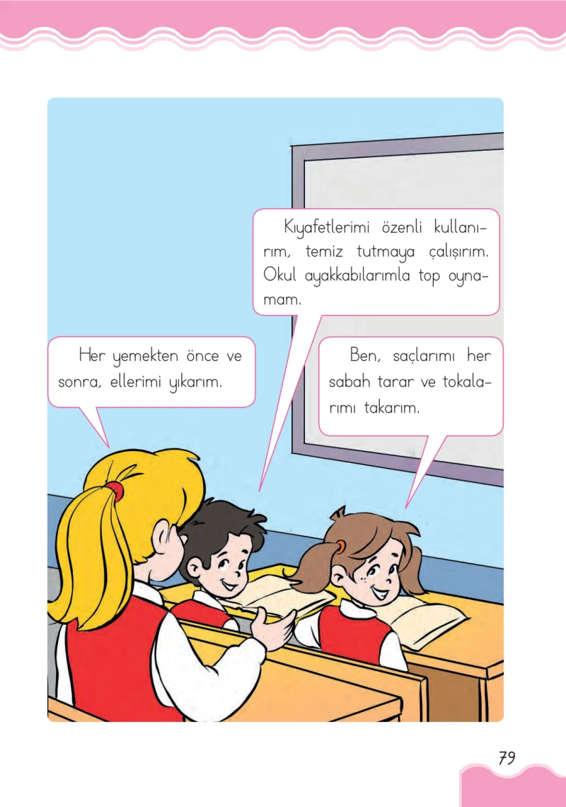 1. Sınıf Hayat Bilgisi Ders Kitabı Cevapları Ardıç Yayınları Sayfa 79