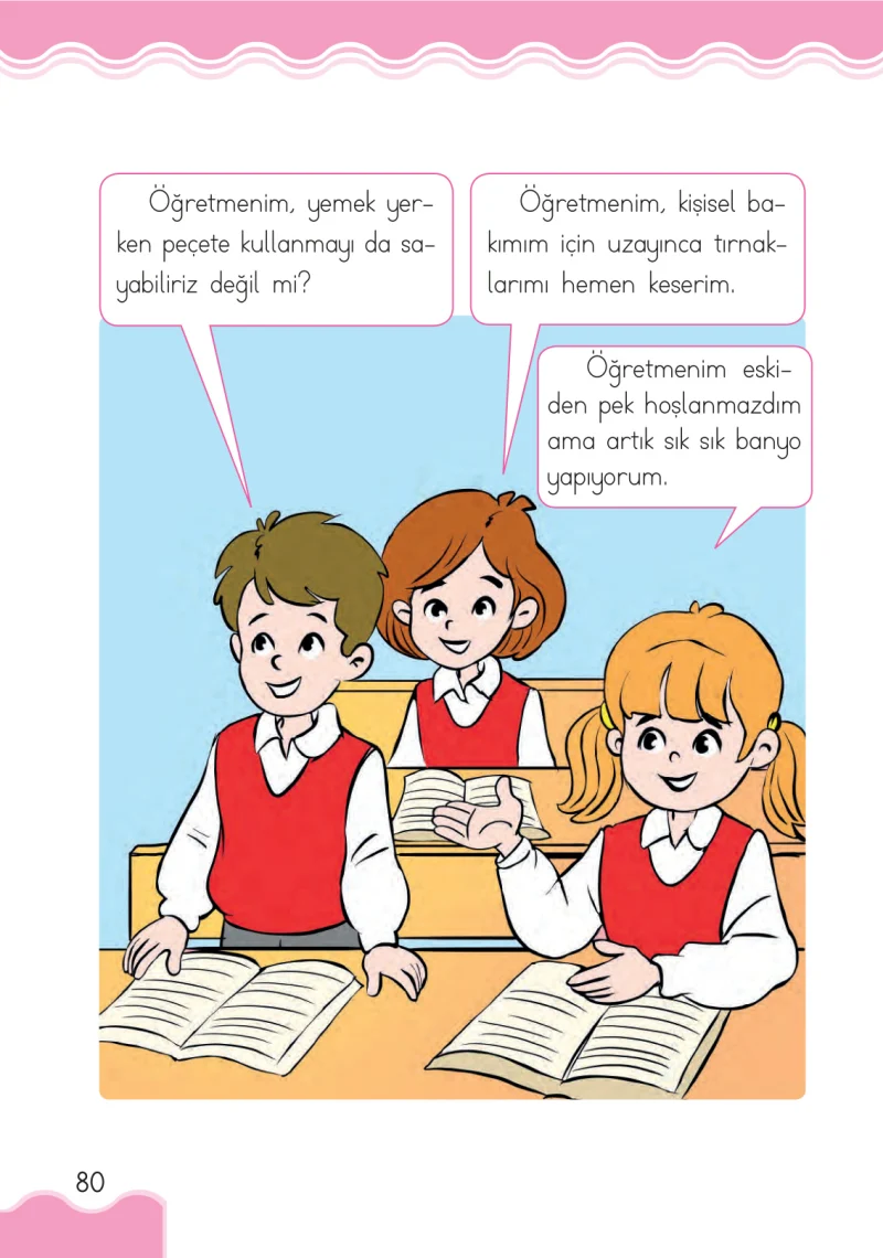1. Sınıf Hayat Bilgisi Ders Kitabı Cevapları Ardıç Yayınları Sayfa 80