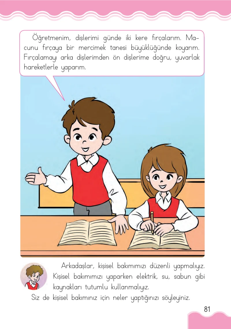 1. Sınıf Hayat Bilgisi Ders Kitabı Cevapları Ardıç Yayınları Sayfa 81