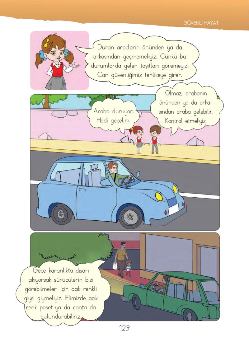 1. Sınıf Hayat Bilgisi Ders Kitabı Cevapları İhsan Yayıncılık Sayfa 129