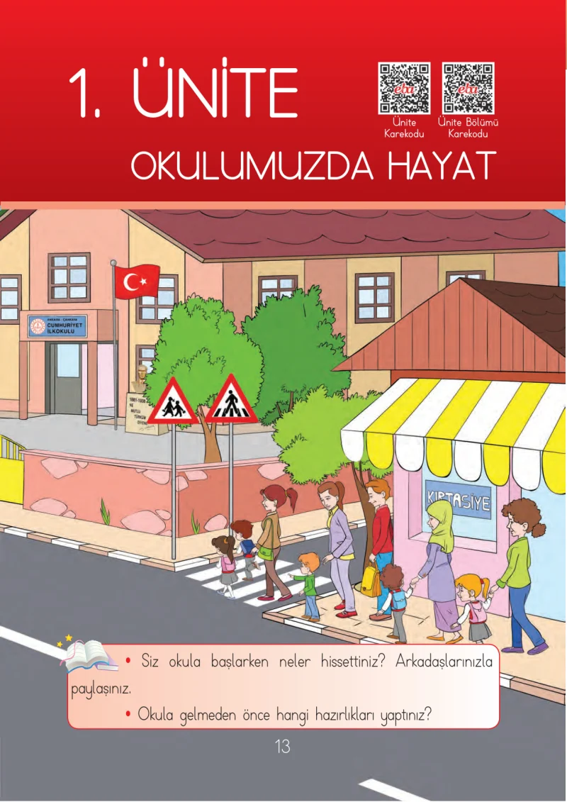 1. Sınıf Hayat Bilgisi Ders Kitabı Cevapları İhsan Yayıncılık Sayfa 13