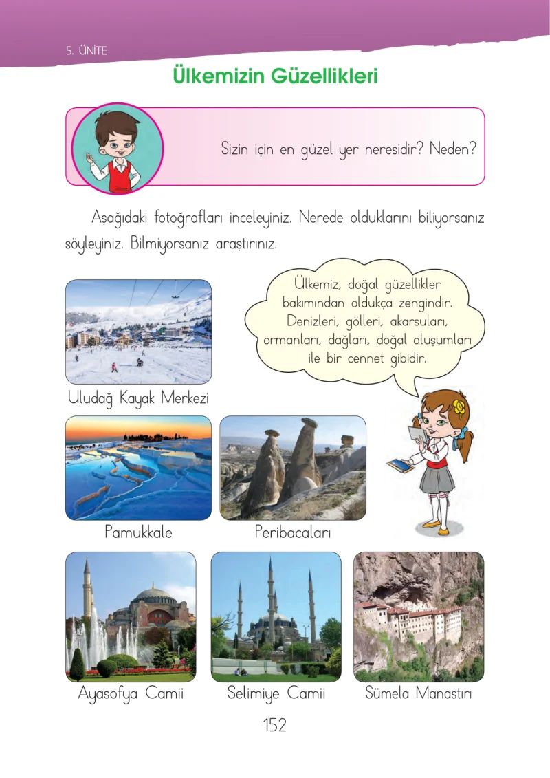 1. Sınıf Hayat Bilgisi Ders Kitabı Cevapları İhsan Yayıncılık Sayfa 152