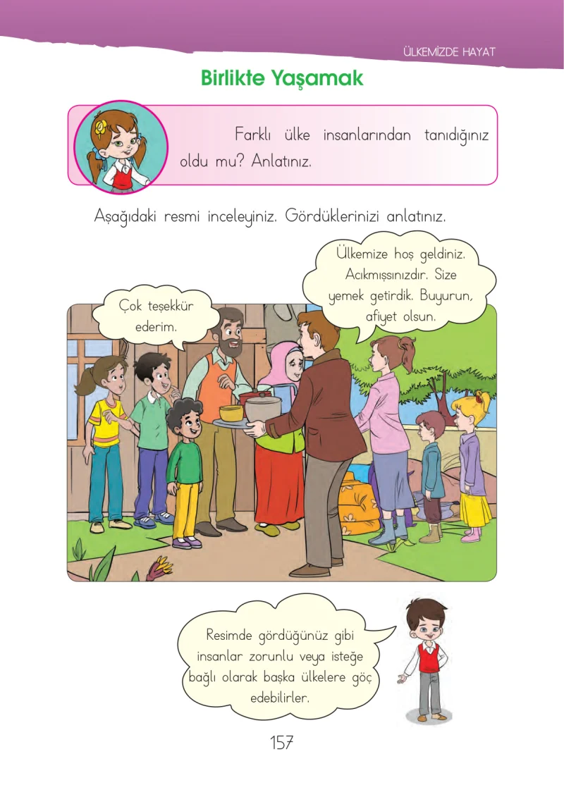 1. Sınıf Hayat Bilgisi Ders Kitabı Cevapları İhsan Yayıncılık Sayfa 157
