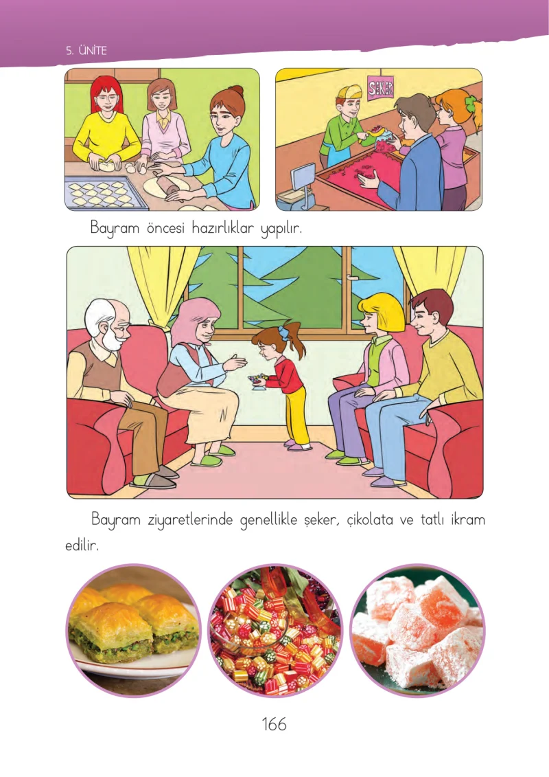 1. Sınıf Hayat Bilgisi Ders Kitabı Cevapları İhsan Yayıncılık Sayfa 166