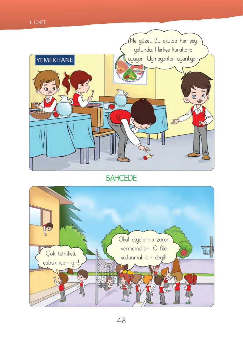 1. Sınıf Hayat Bilgisi Ders Kitabı Cevapları İhsan Yayıncılık Sayfa 48