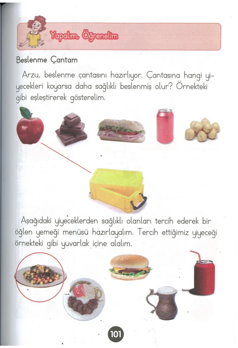 1. Sınıf Hayat Bilgisi Ders Kitabı Cevapları Kök-e Yayınları Sayfa 101