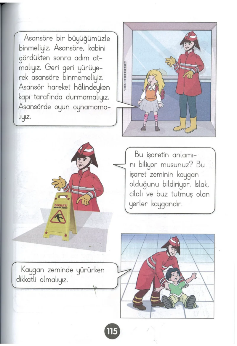 1. Sınıf Hayat Bilgisi Ders Kitabı Cevapları Kök-e Yayınları Sayfa 115