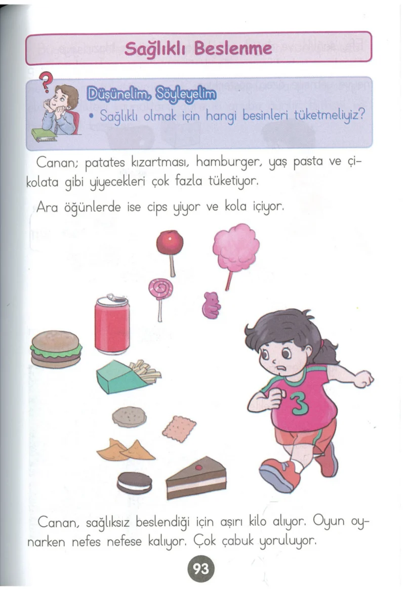 1. Sınıf Hayat Bilgisi Ders Kitabı Cevapları Kök-e Yayınları Sayfa 93
