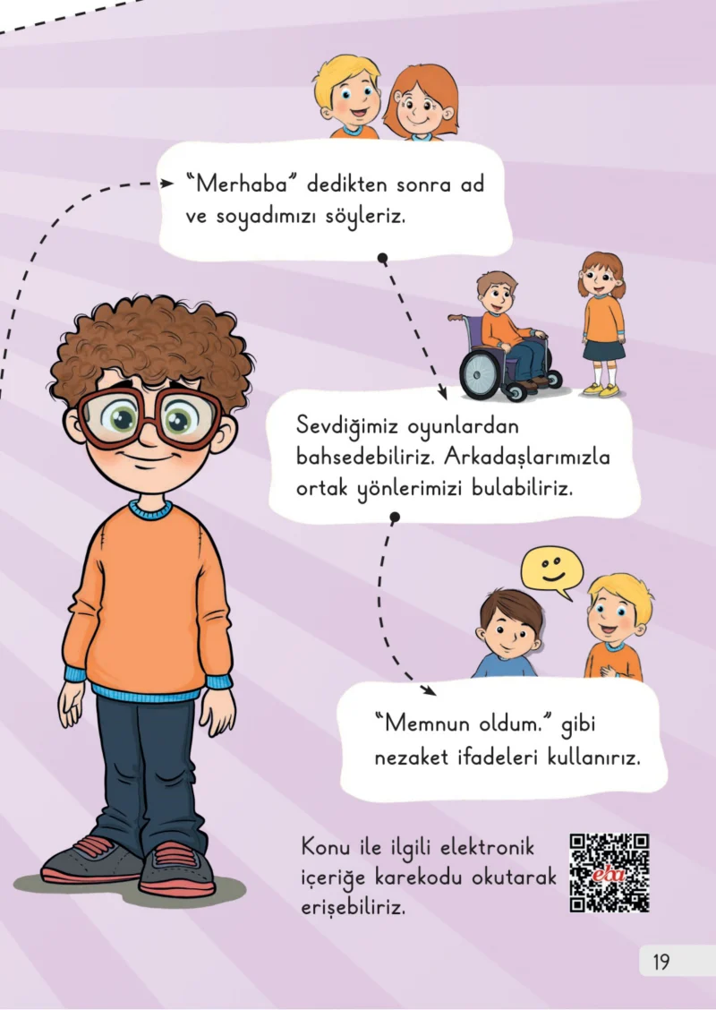 1. Sınıf Hayat Bilgisi Ders Kitabı Cevapları Meb Yayınları 1. Kitap Sayfa 19