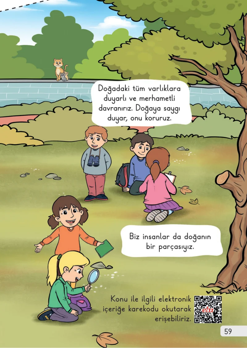 1. Sınıf Hayat Bilgisi Ders Kitabı Cevapları Meb Yayınları 2. Kitap Sayfa 59